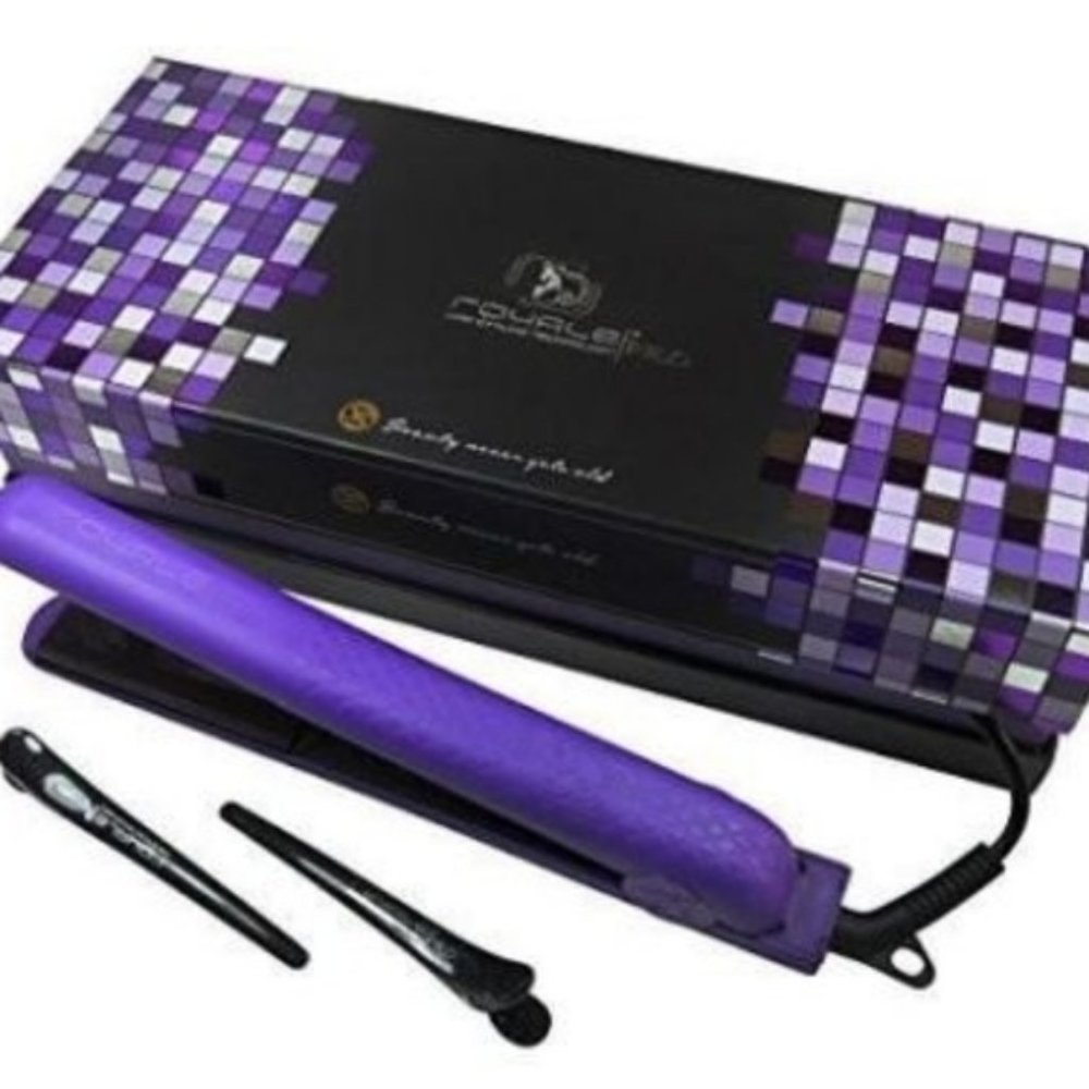 ROYALE HAIR STRAIGHTNER FLAT IRON HEATING ELEMENT-1.25 " PURE CERAMIC PLATES-NEW